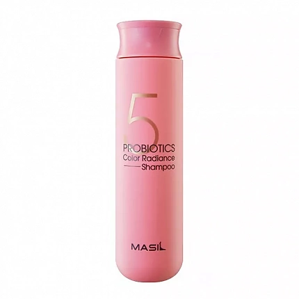Шампунь с пробиотиками для защиты цвета 5 Probiotics Color Radiance Shampoo 300мл, Masil 