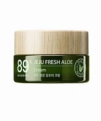 Крем для лица с алоэ Jeju Fresh Aloe Cream_I 50мл, THE SAEM