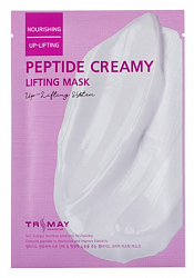 Тканевая кремовая маска для лица с пептидным комплексом, Peptide Creamy Lifting Mask, 35 мл, TRIMAY