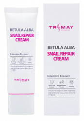 Крем для лица с муцином улитки и березовым соком TRIMAY Snail Repair Betula Alba Cream, 50 г