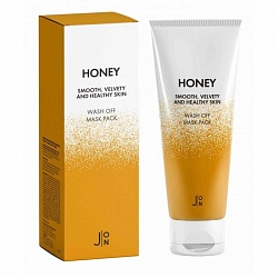Маска для лица МЁД Honey Smooth Velvety and Healthy Skin Wash Off Mask Pack, 50 мл,  J:ON