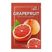 Маска на тканевой основе для лица с экстрактом грейпфрута  Natural Grapefruit Mask Sheet 21мл, The Saem