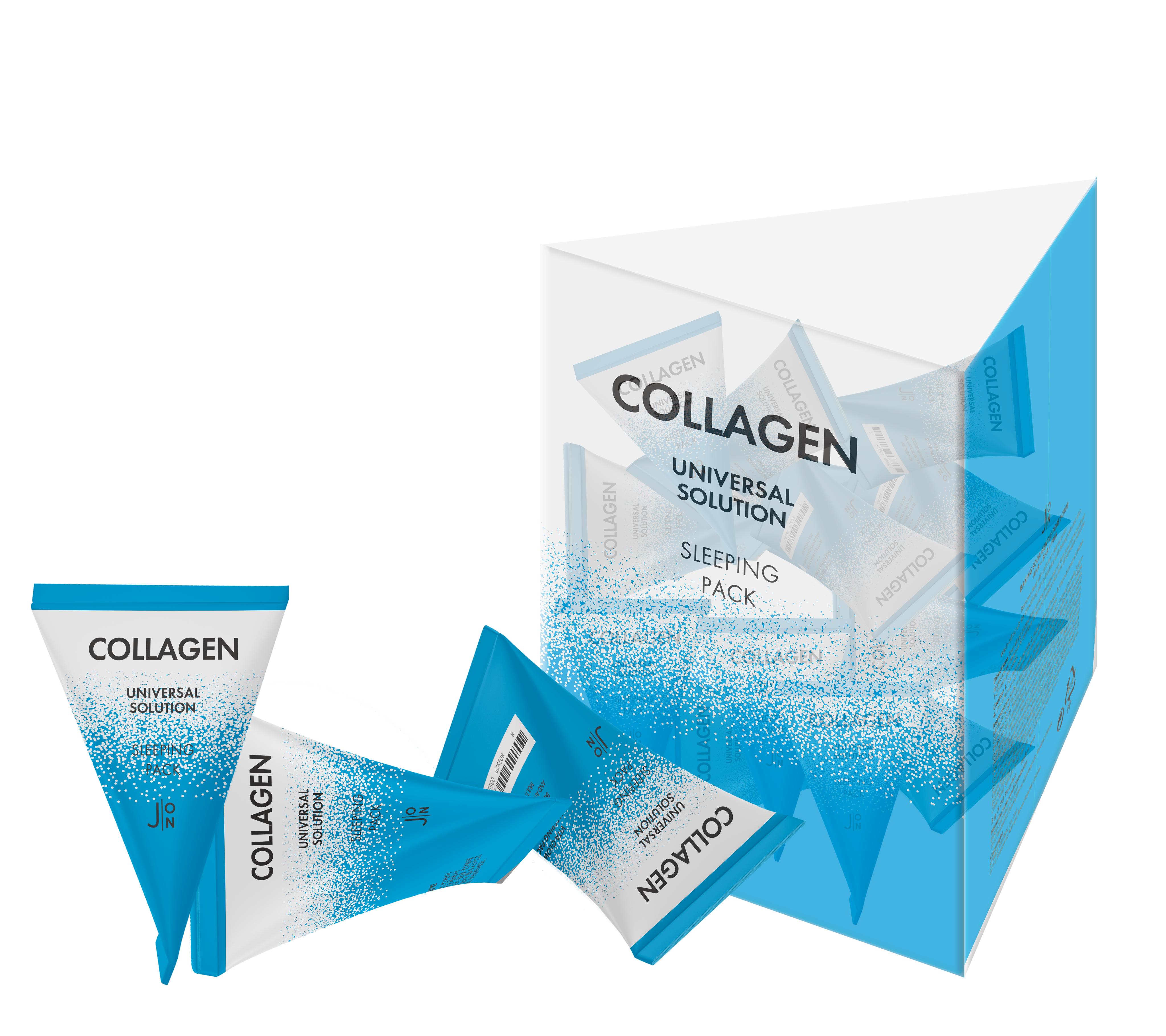 Маска для лица КОЛЛАГЕН Collagen Universal Solution Sleeping Pack, 1 шт * 5гр, J:ON