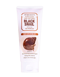 Пилинг-маска для лица МУЦИН УЛИТКИ BLACK SNAIL Pure Clean Peel Off Pack, 180 мл, JIGOTT