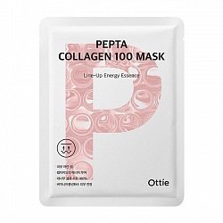 Тканевая маска Коллаген Pepta Collagen 100 Mask, 23 г, Ottie